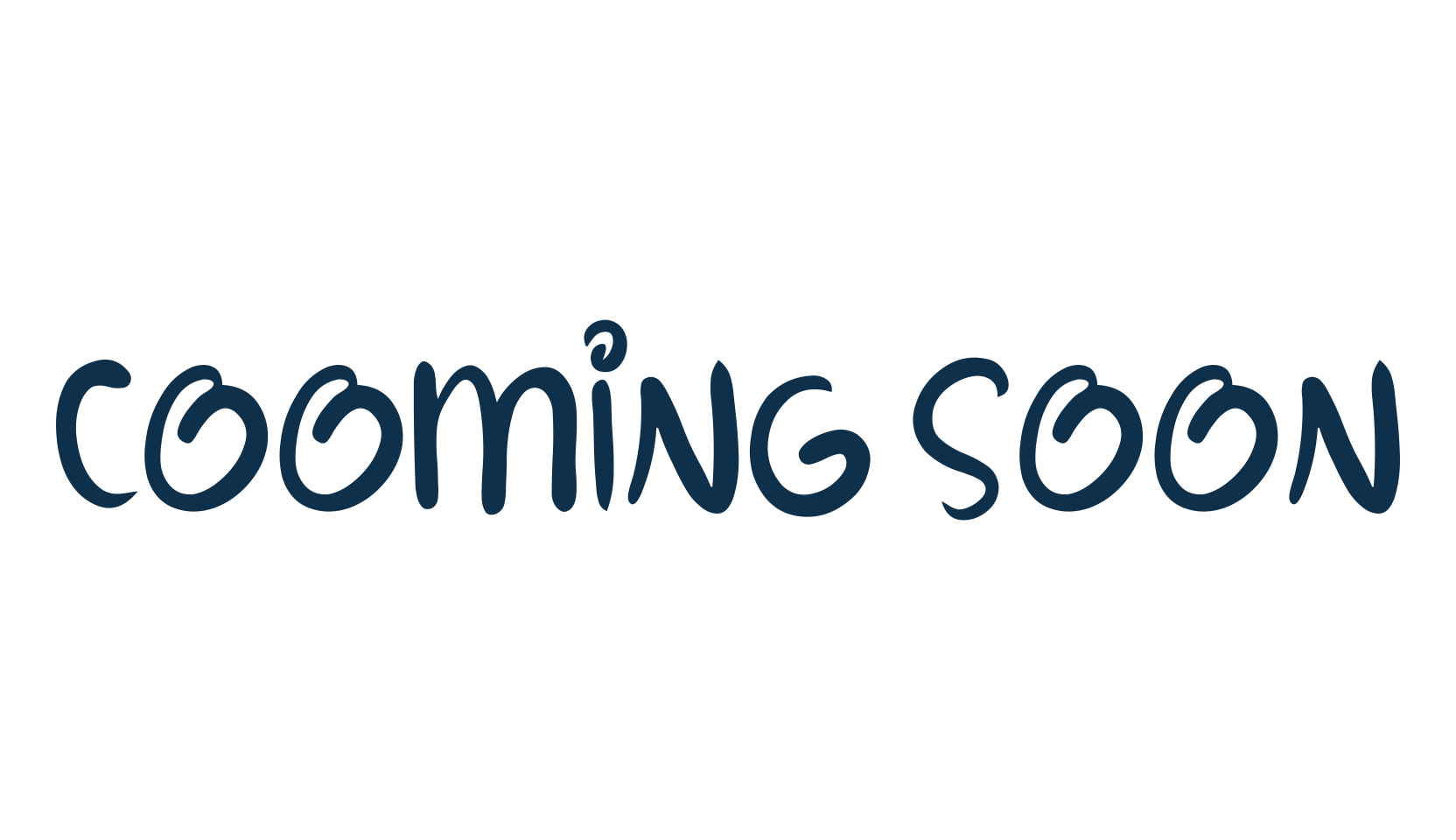 Cooming Soon, fancy decorative font preview