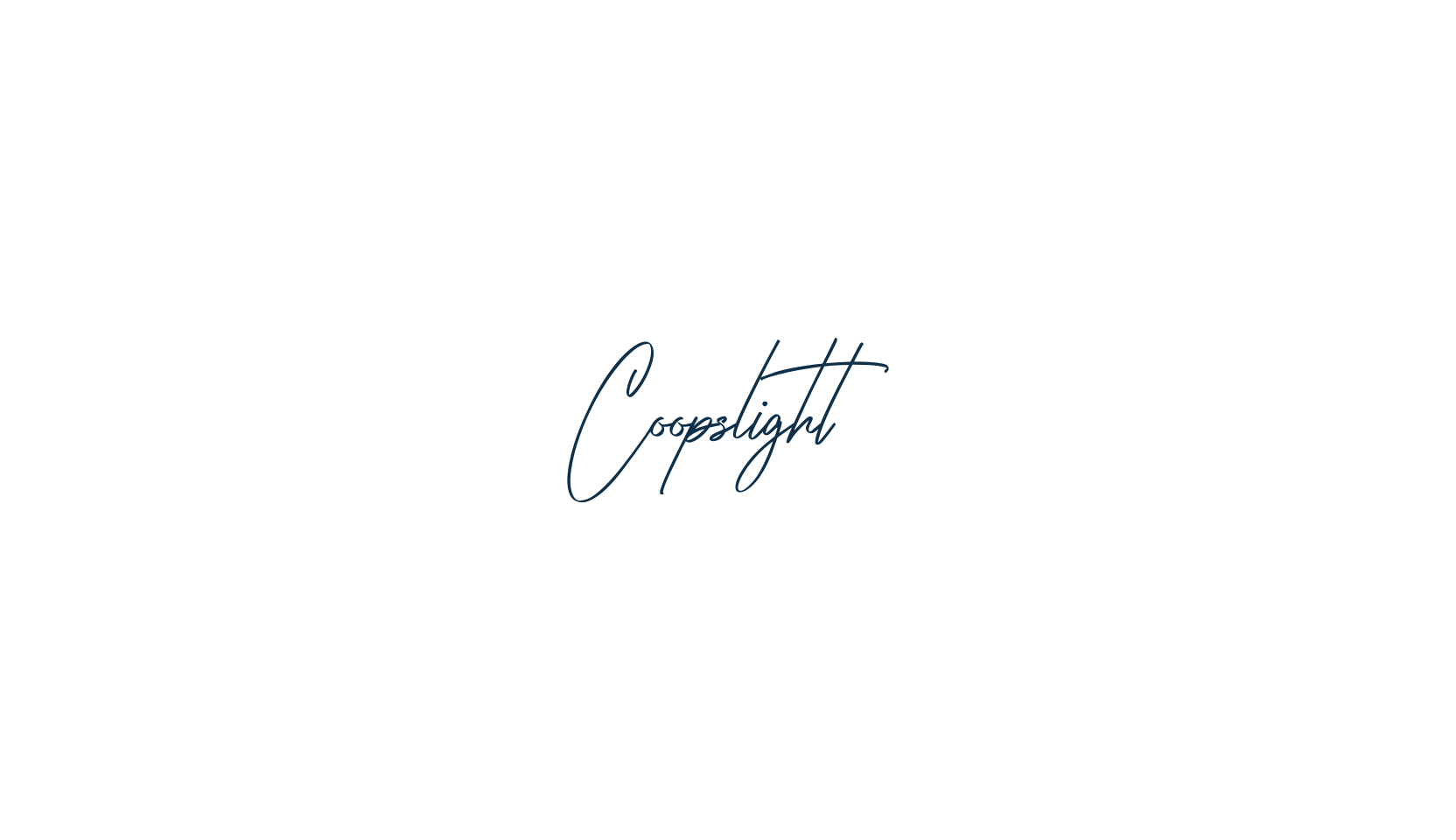 Coopslight, handwriting font preview