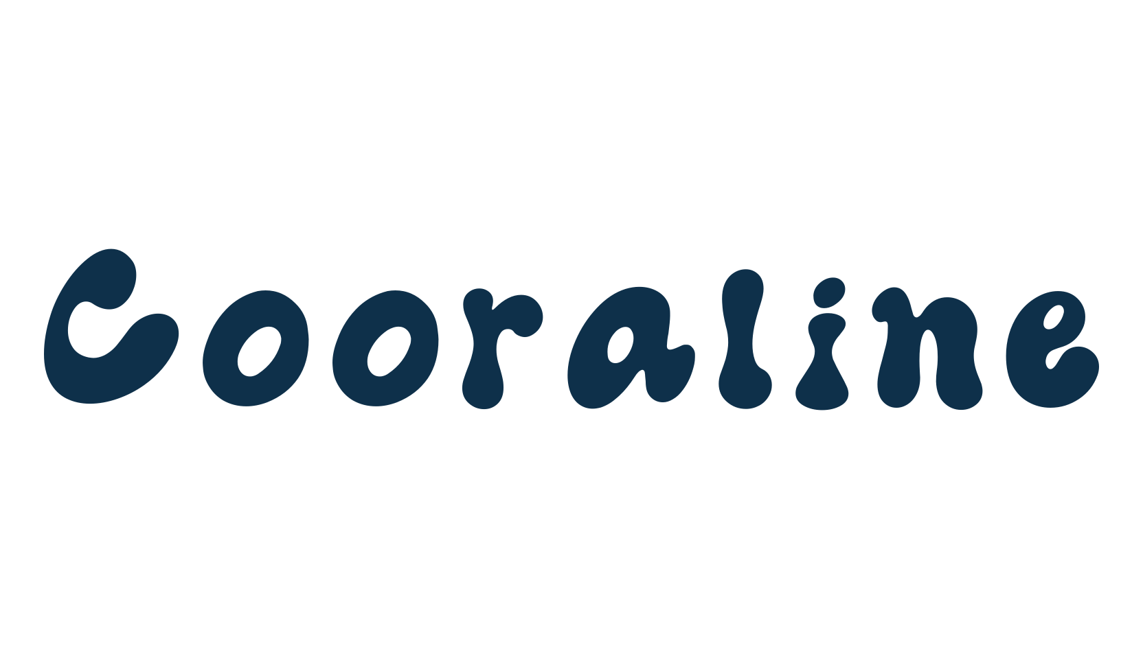 Cooraline, groovy font preview