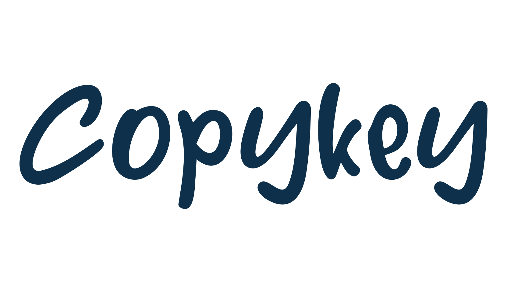 Copykey, handwriting font preview