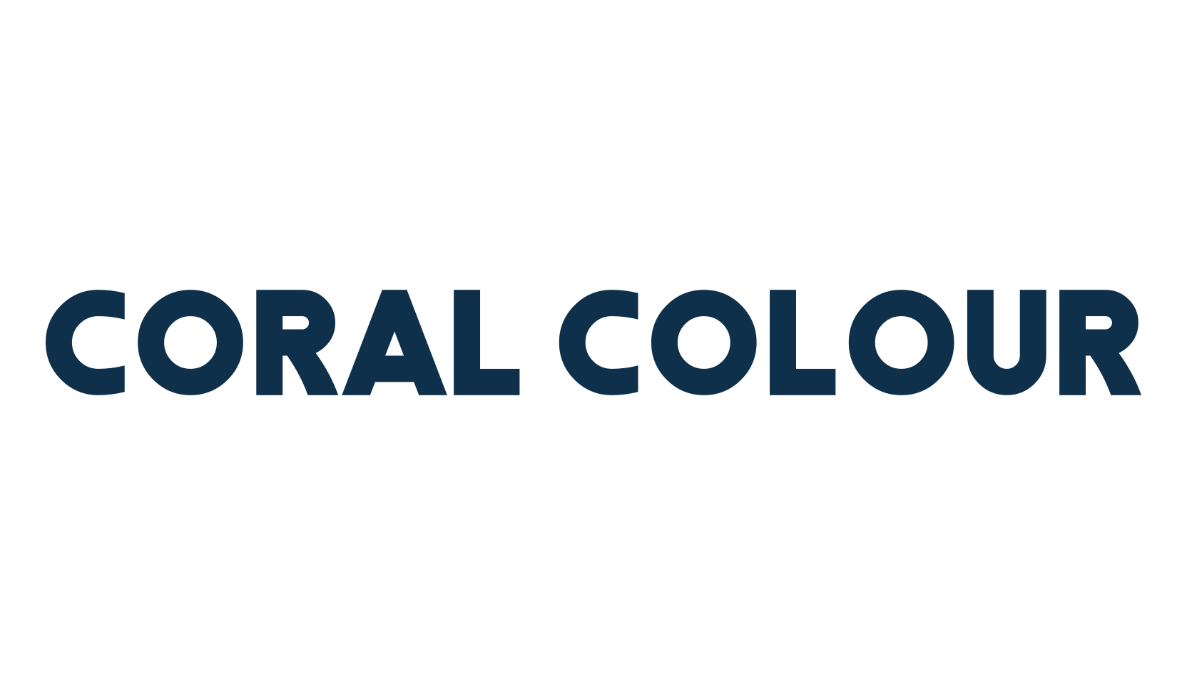 Coral Colour, basic sans serif font preview