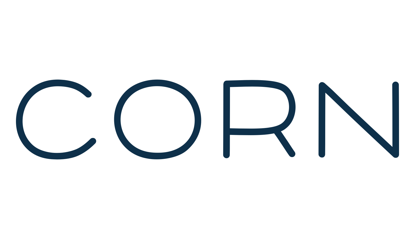 Corn, basic sans serif font preview