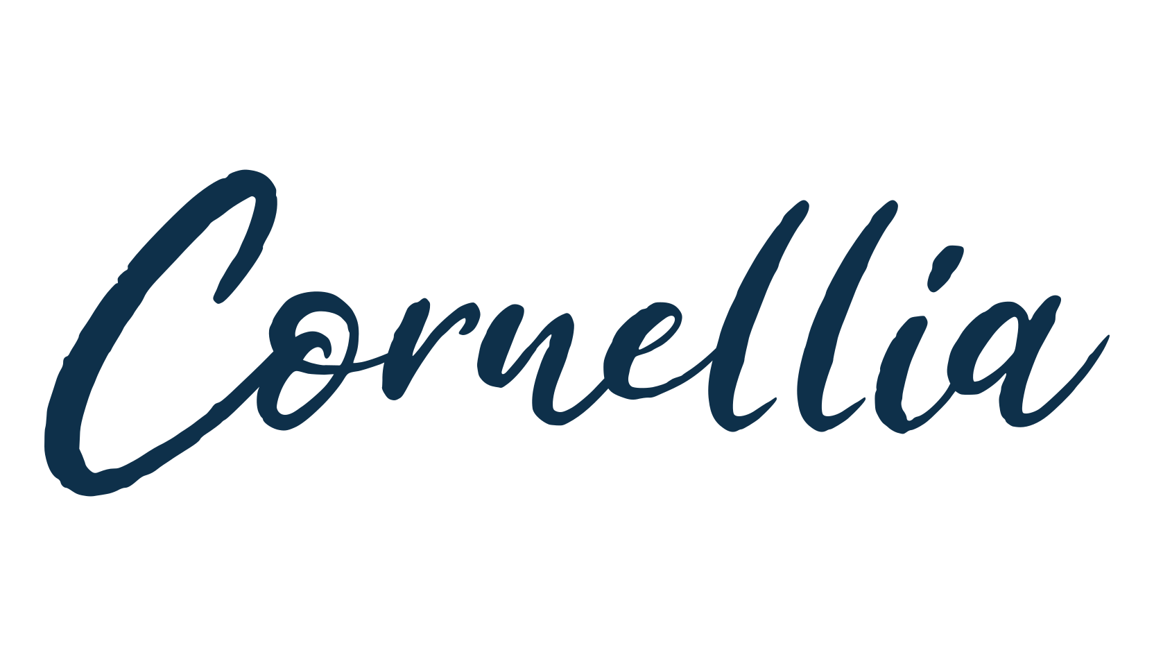 Cornellia, calligraphy font preview