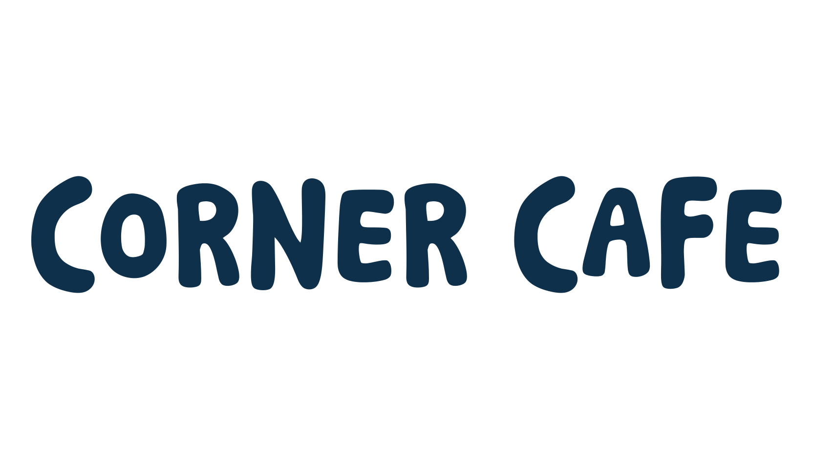 Corner Cafe, cartoon font preview