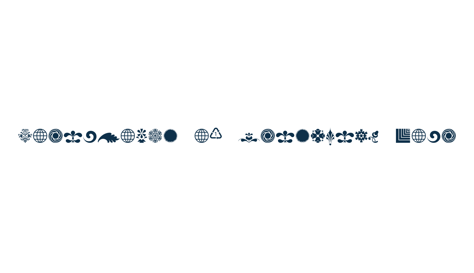 Cornucopia of Ornaments Four, display market font preview