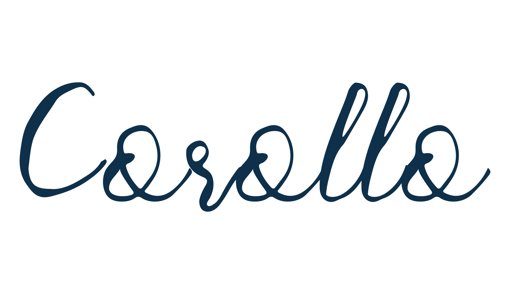 Corollo, script handwritten fancy decorative calligraphy font preview