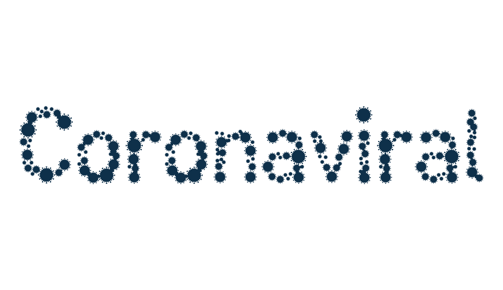 Coronaviral, fancy decorative font preview