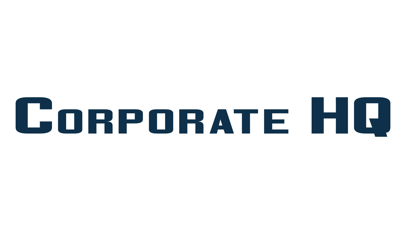 Corporate HQ, various font preview