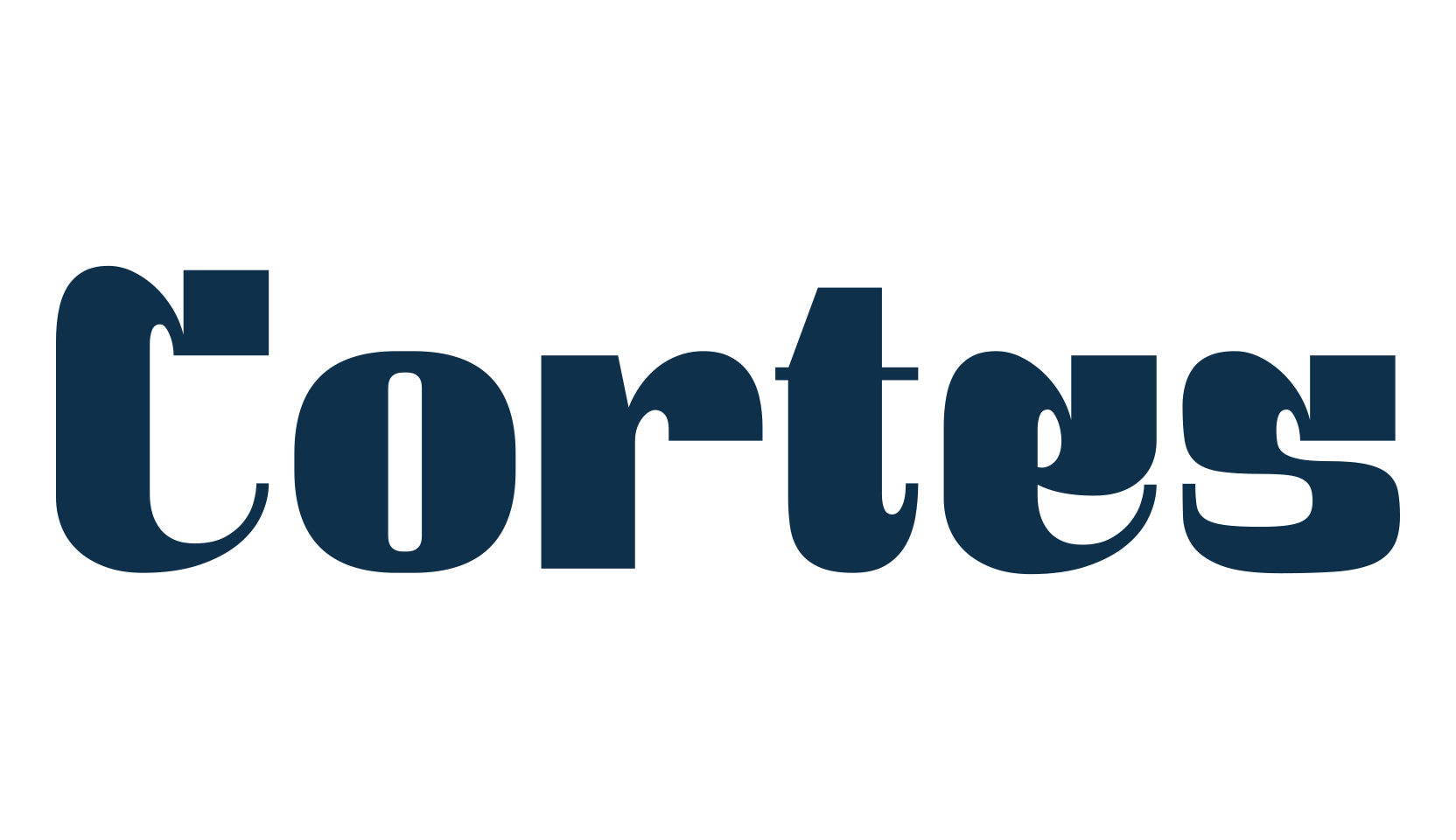 Cortes, retro font preview