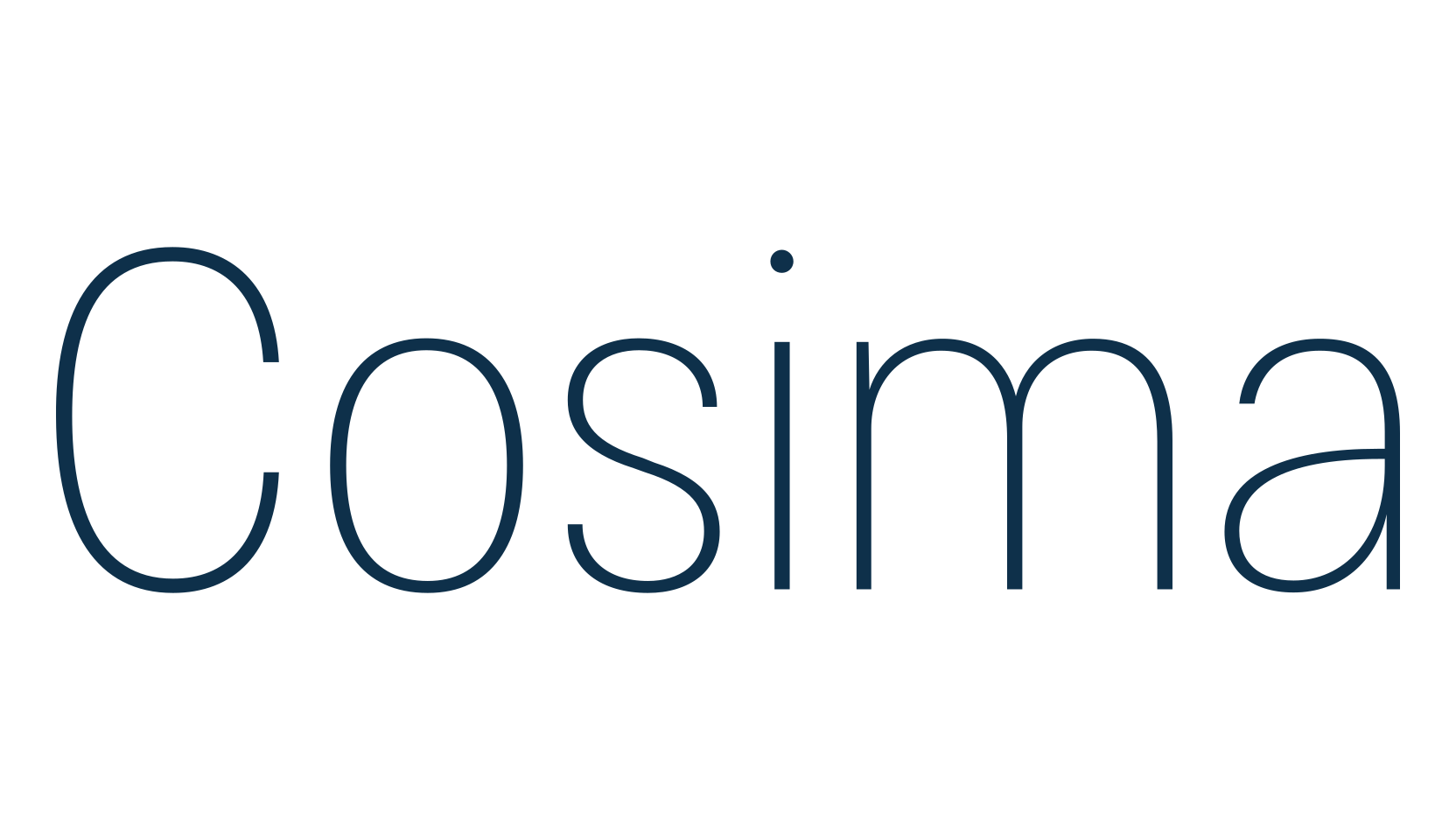 Cosima, basic sans serif font preview