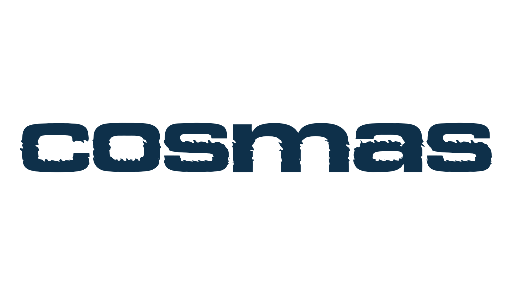 Cosmas, distorted font preview