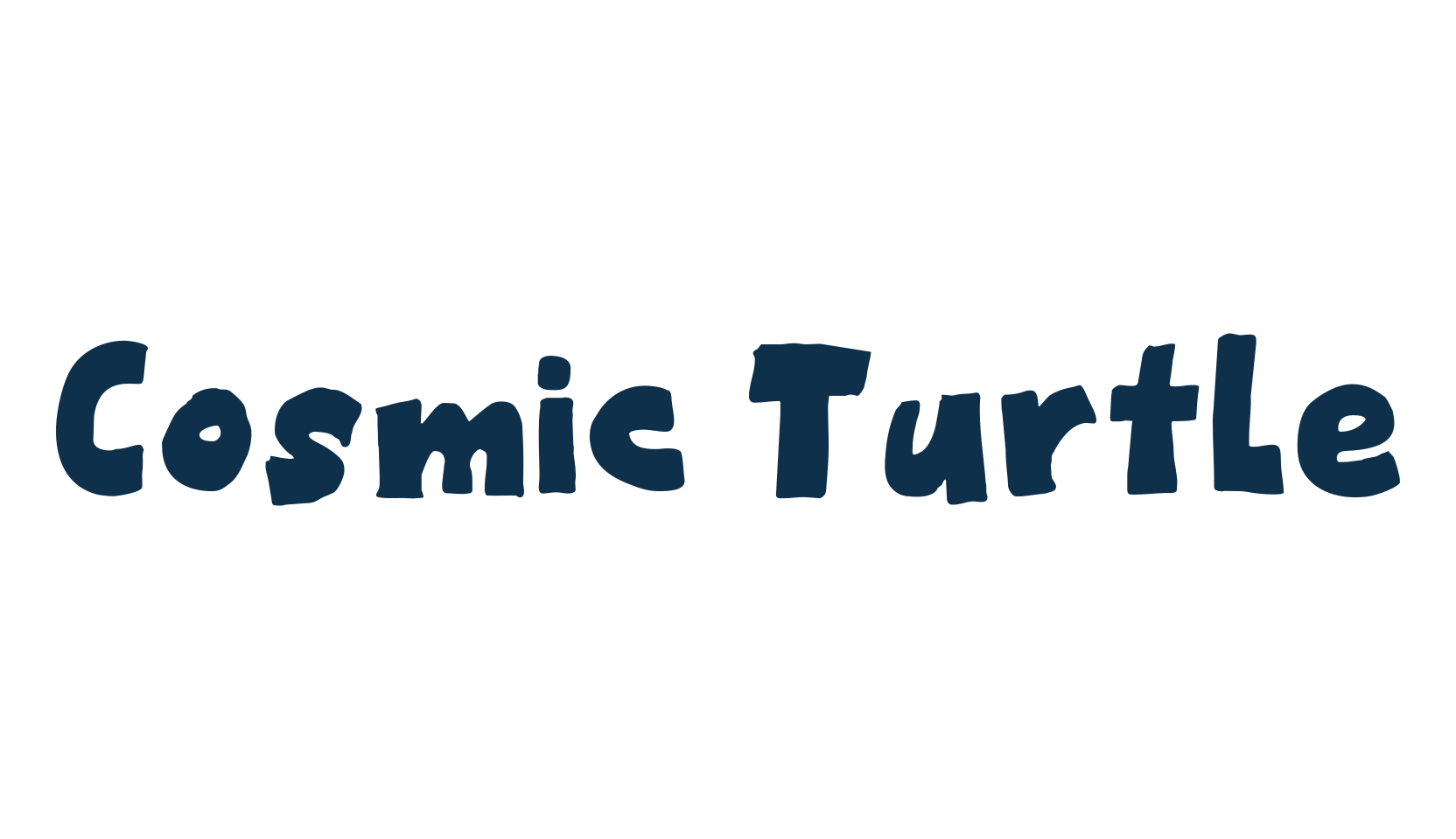 Cosmic Turtle, cartoon font preview