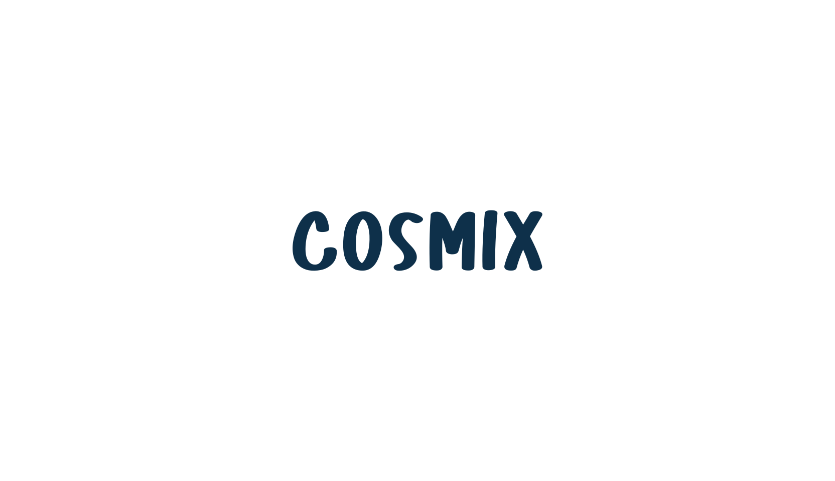 Cosmix, cartoon font preview