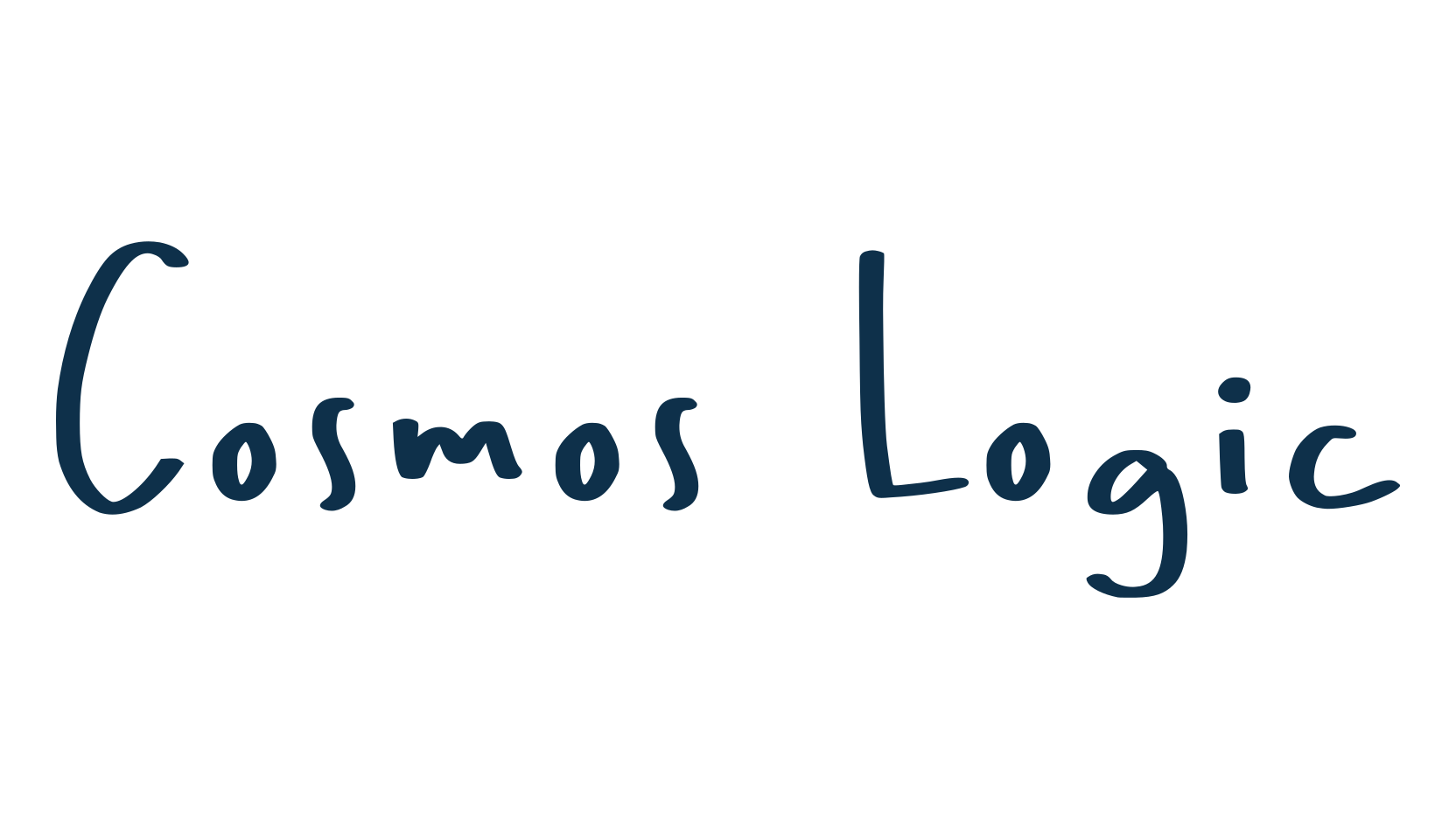 Cosmos Logic, handwriting font preview