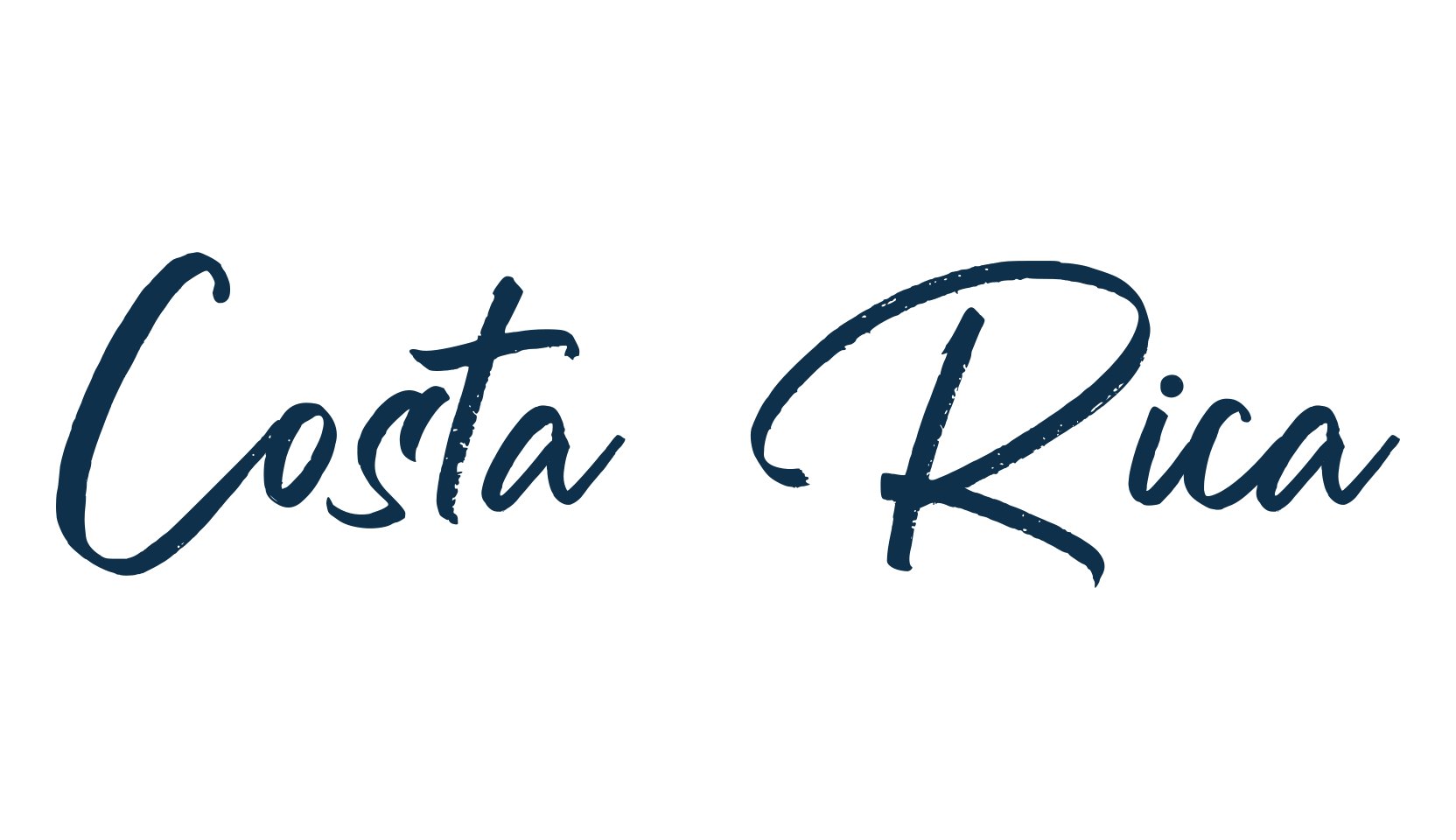 Costa Rica (costa-rica-2), brush font preview