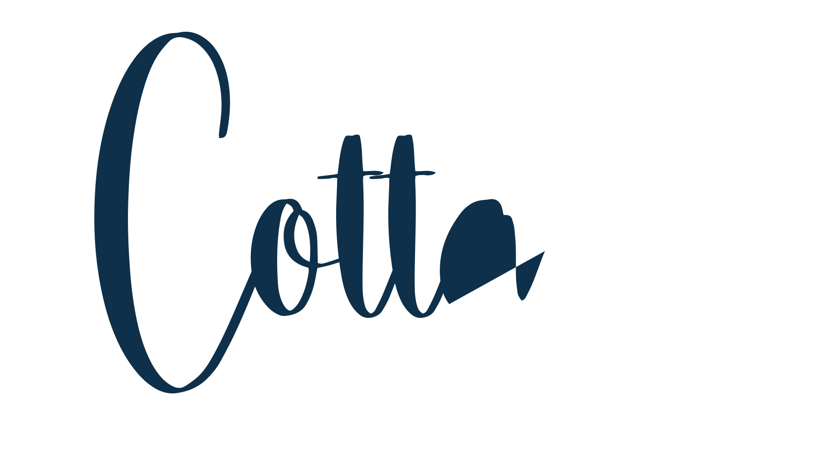 Cottage, handwriting font preview