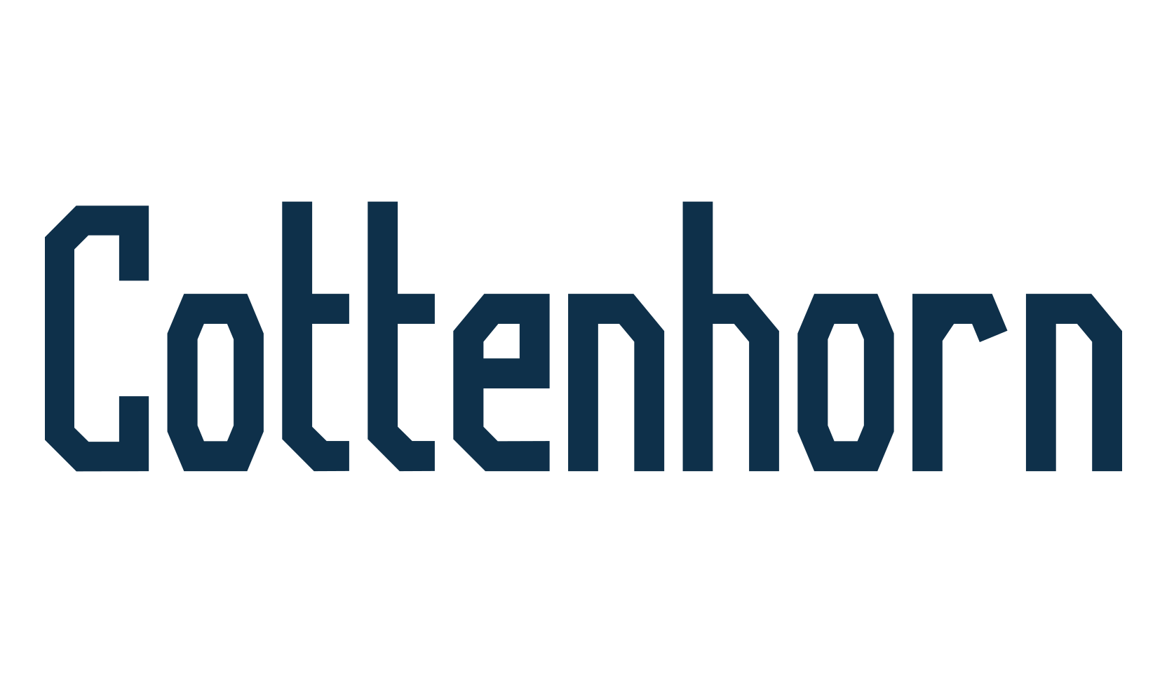 Cottenhorn, various font preview