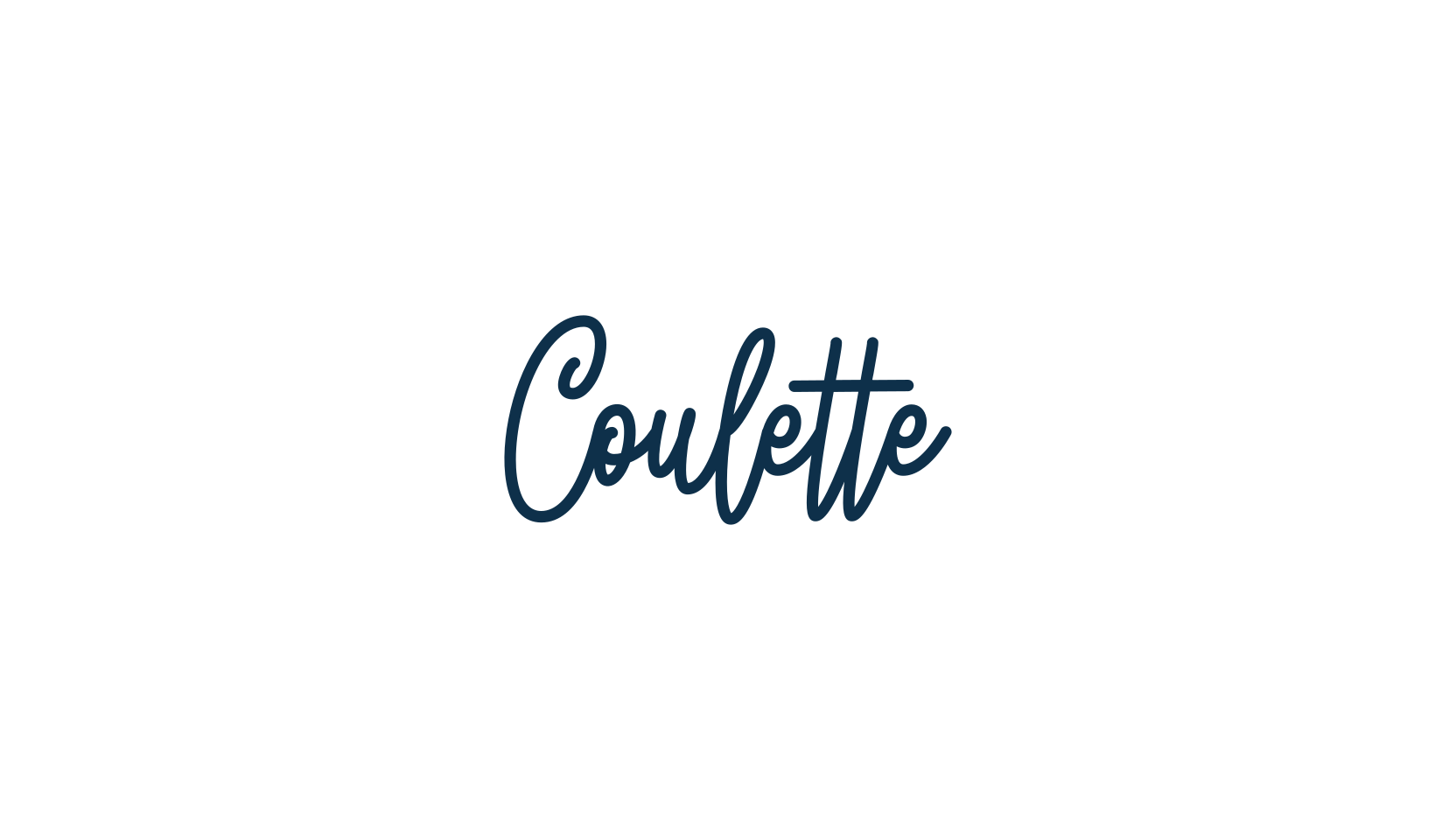 Coulette, script handwritten fancy decorative calligraphy font preview