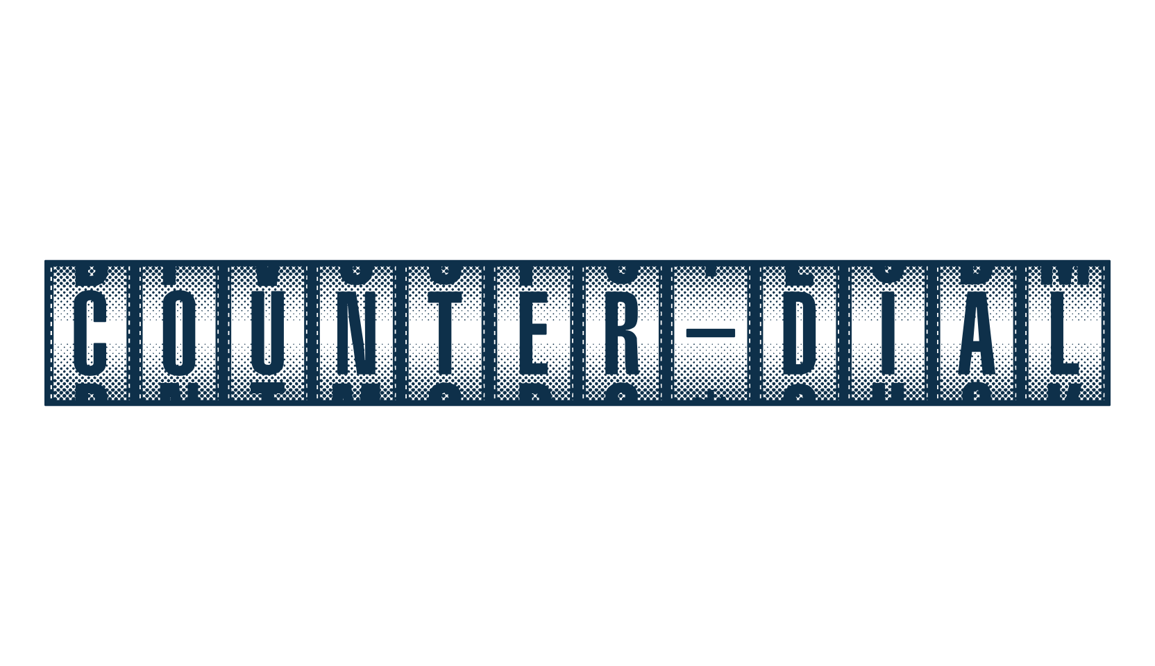 Counter-Dial, fancy decorative font preview