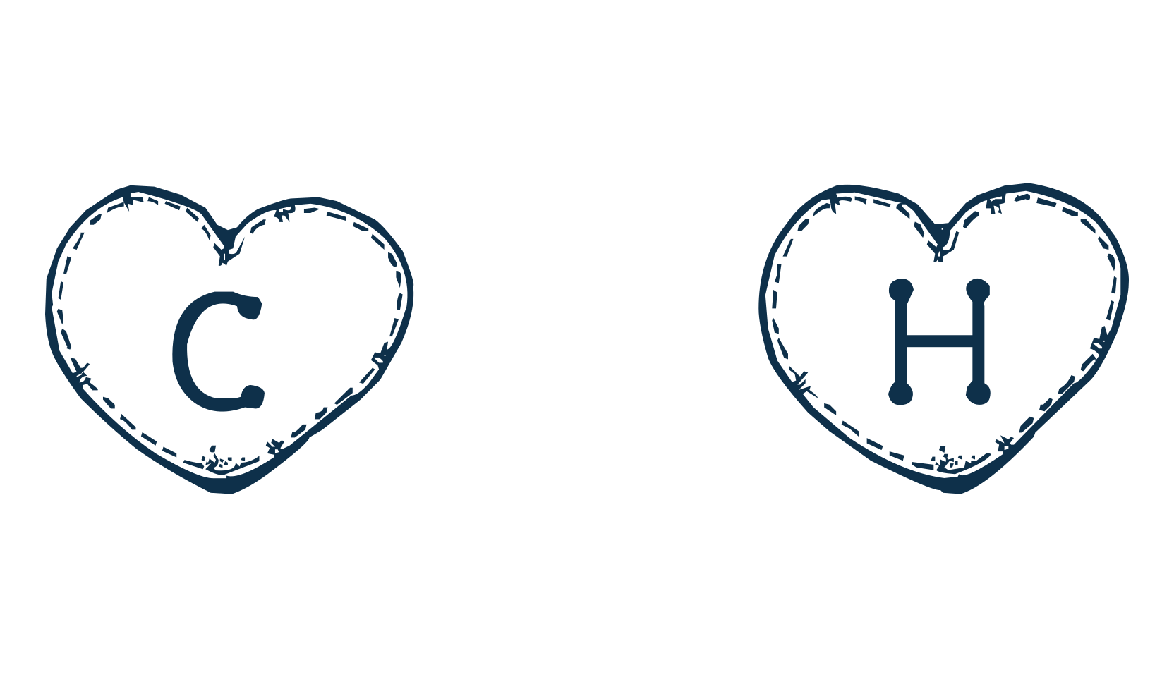 Country Hearts, fancy decorative font preview