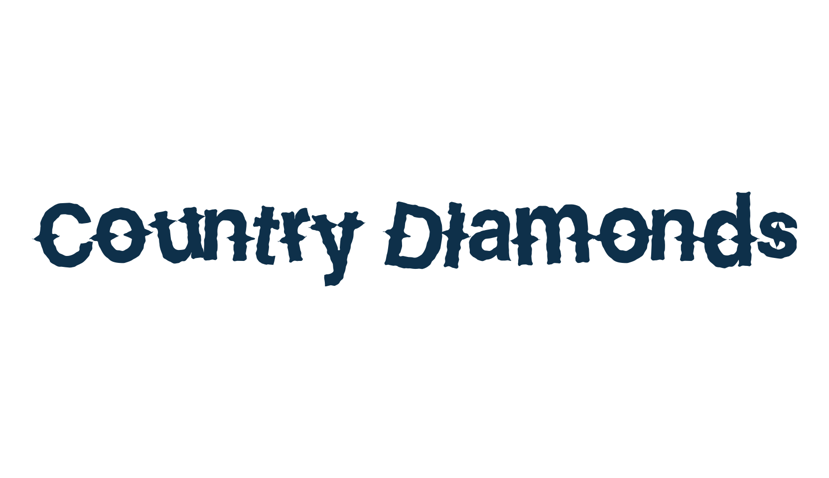 Country Diamonds, western font preview