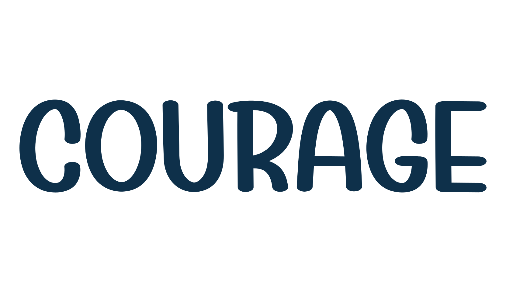 Courage, fancy various decorative script calligraphy font preview