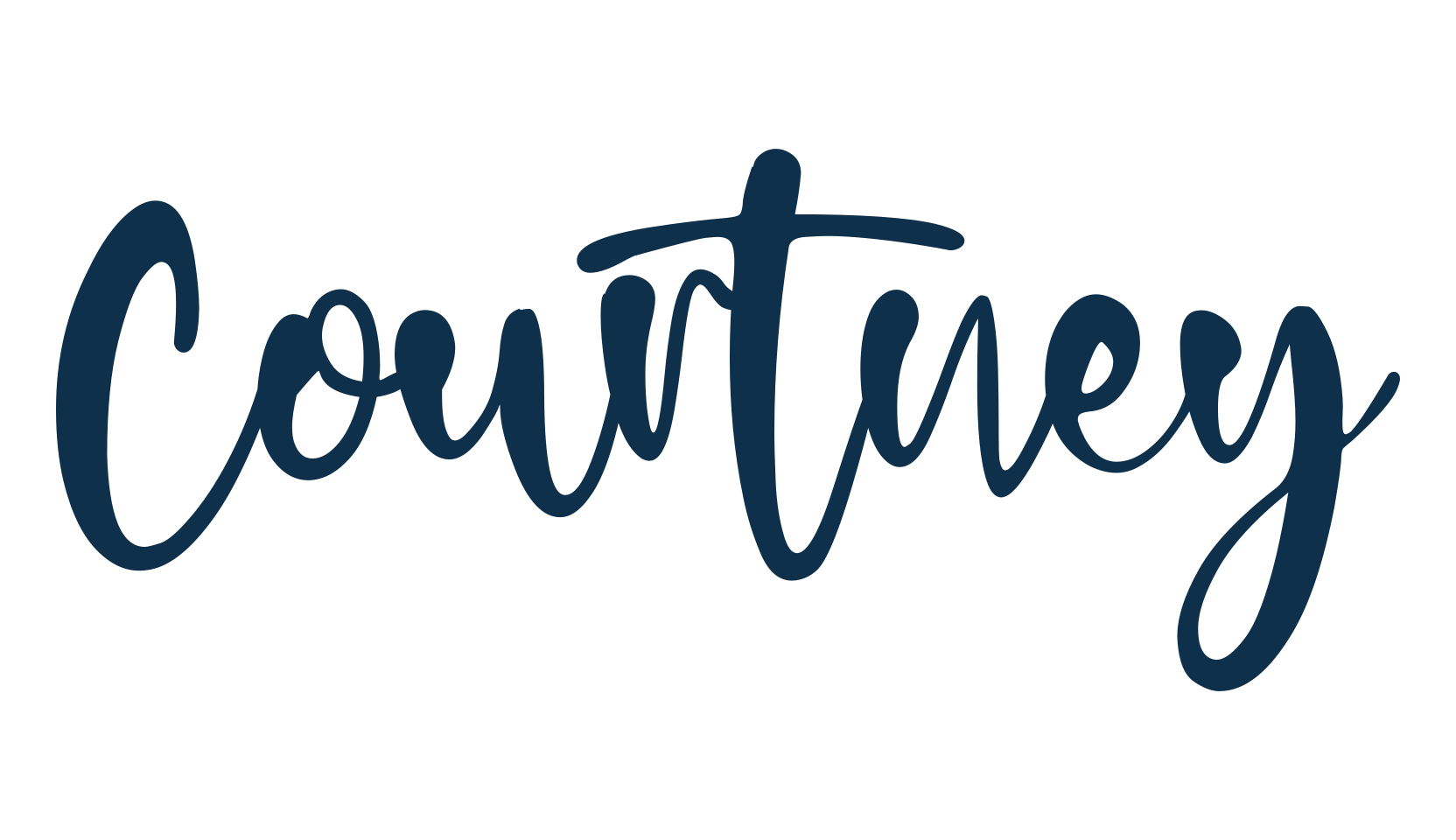 Courtney (courtney-2), various font preview
