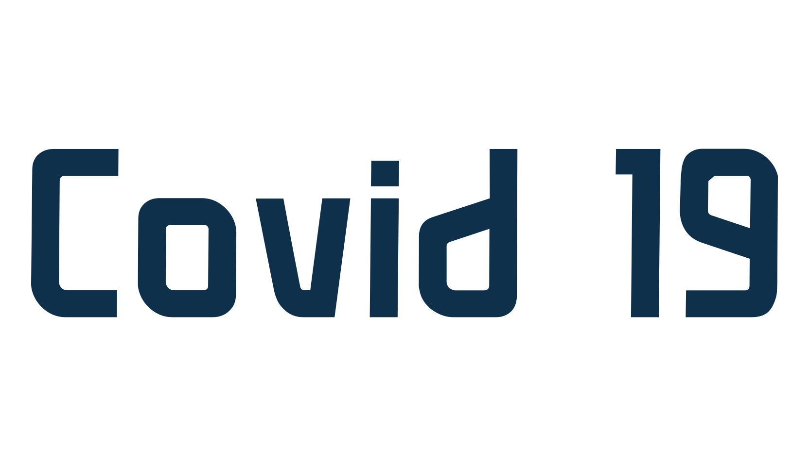 Covid 19, sans serif font preview