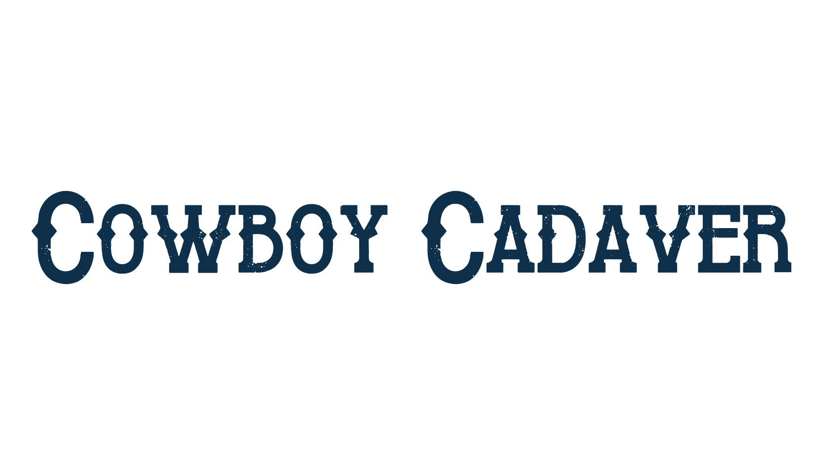 Cowboy Cadaver, fancy western decorative font preview