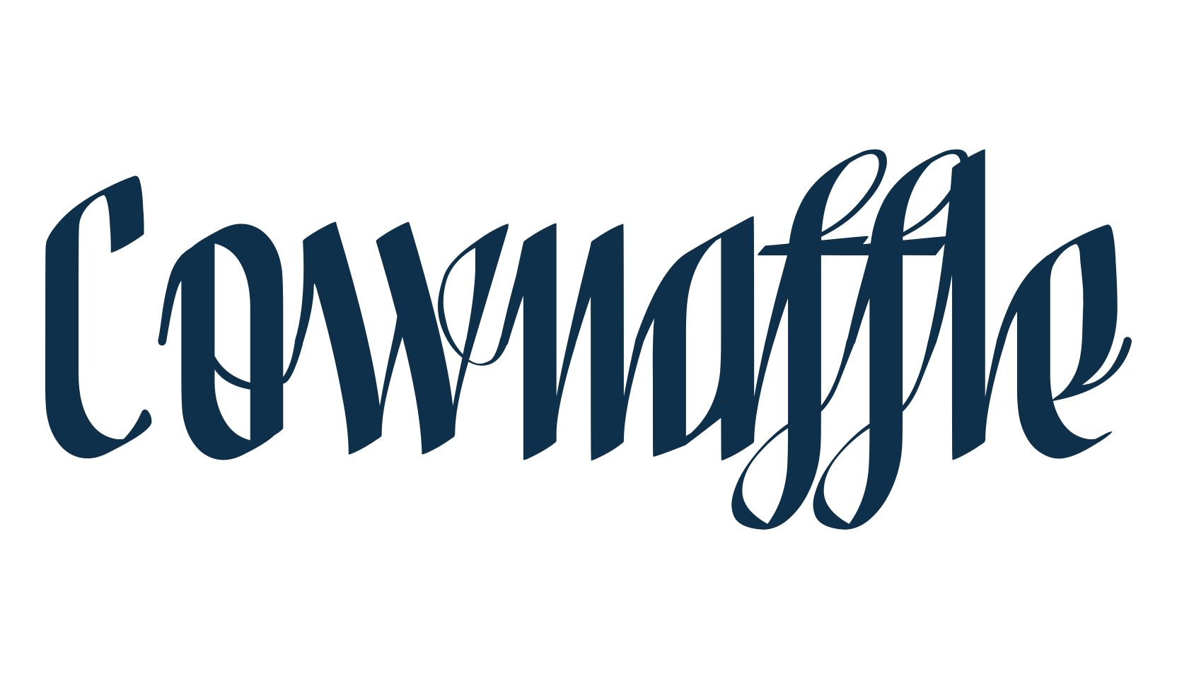 Cownaffle, various font preview
