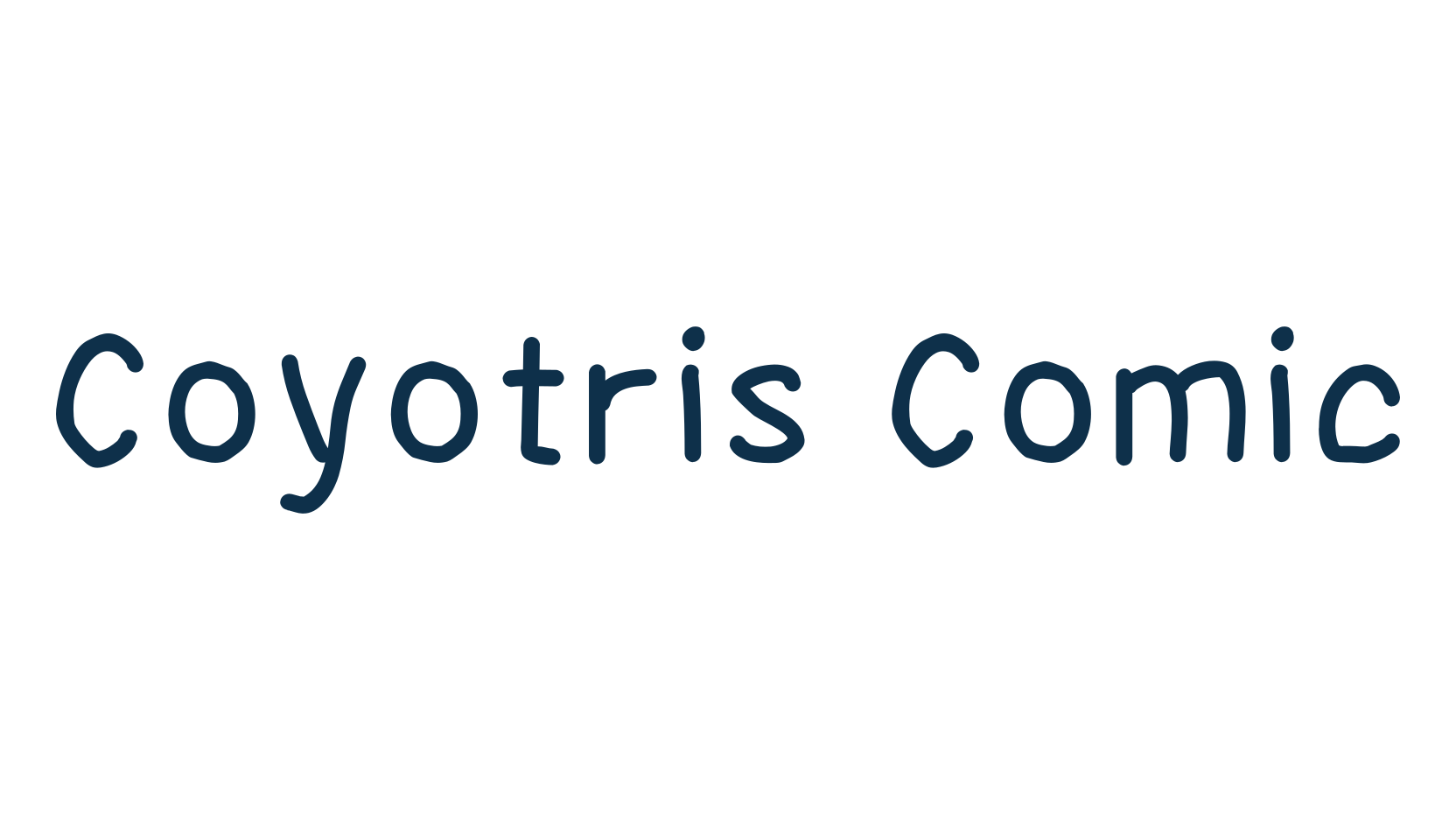 Coyotris Comic, fancy cartoon decorative comic font preview