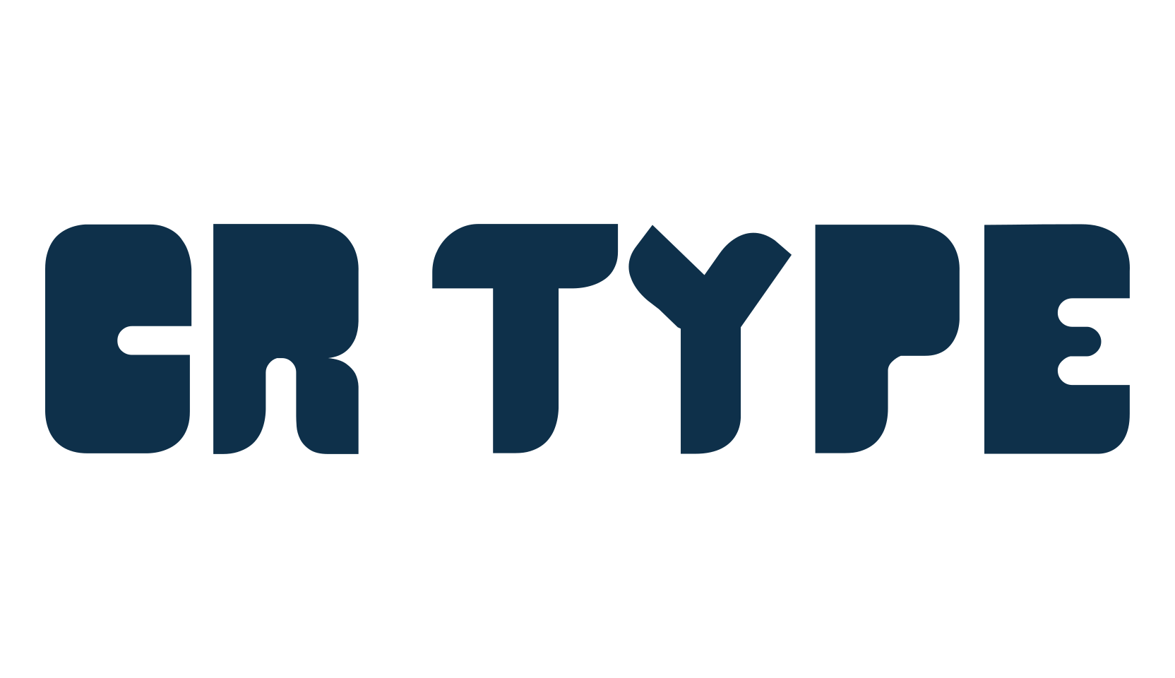 CR21 Type, fancy groovy decorative font preview