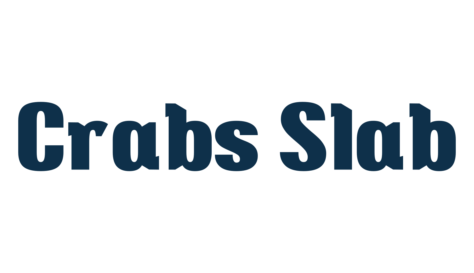 Crabs Slab, various font preview