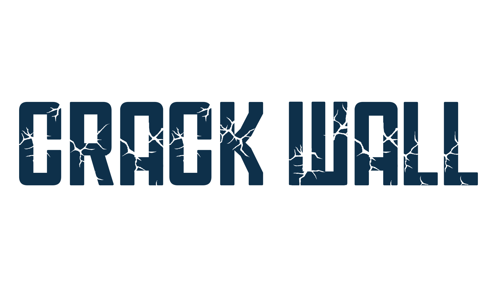 Crack Wall, destroy font preview