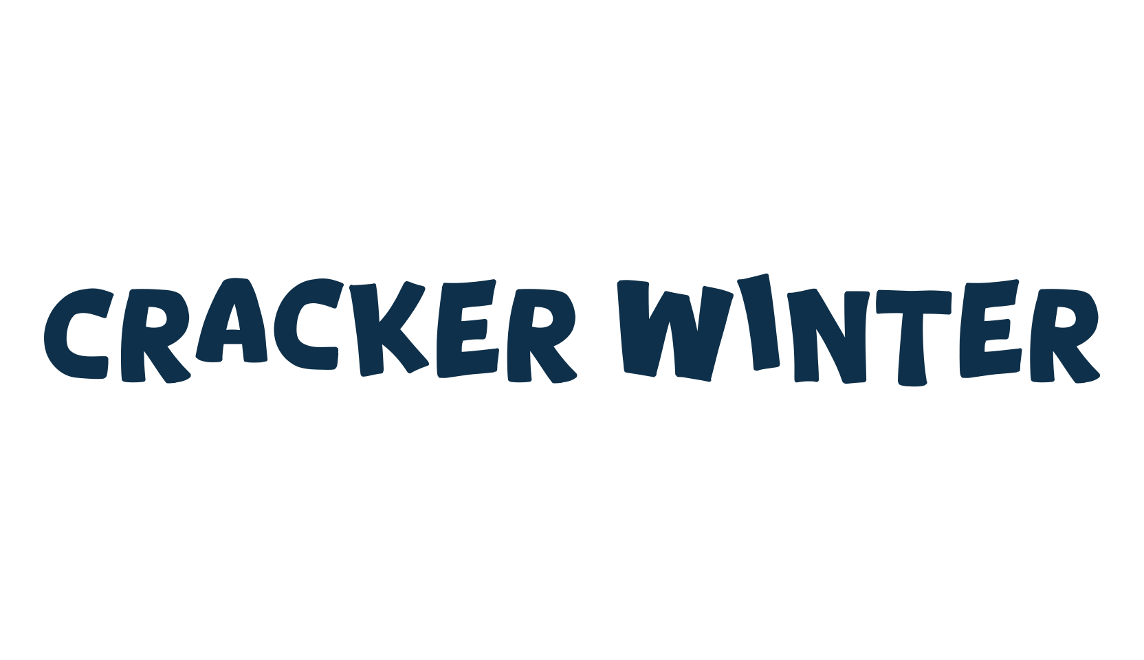 Cracker Winter, fancy cartoon decorative font preview