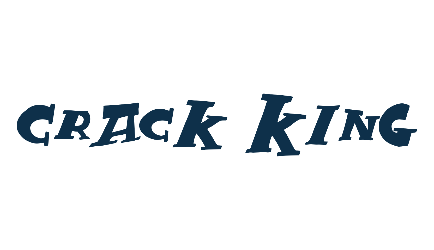 Crack King, fancy cartoon decorative font preview