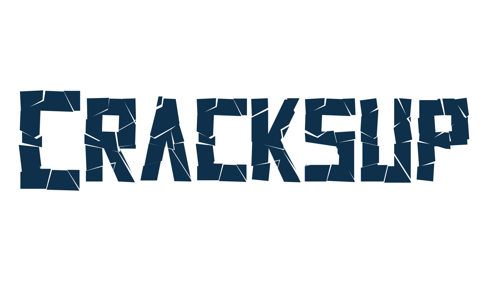 Cracksup, destroy font preview