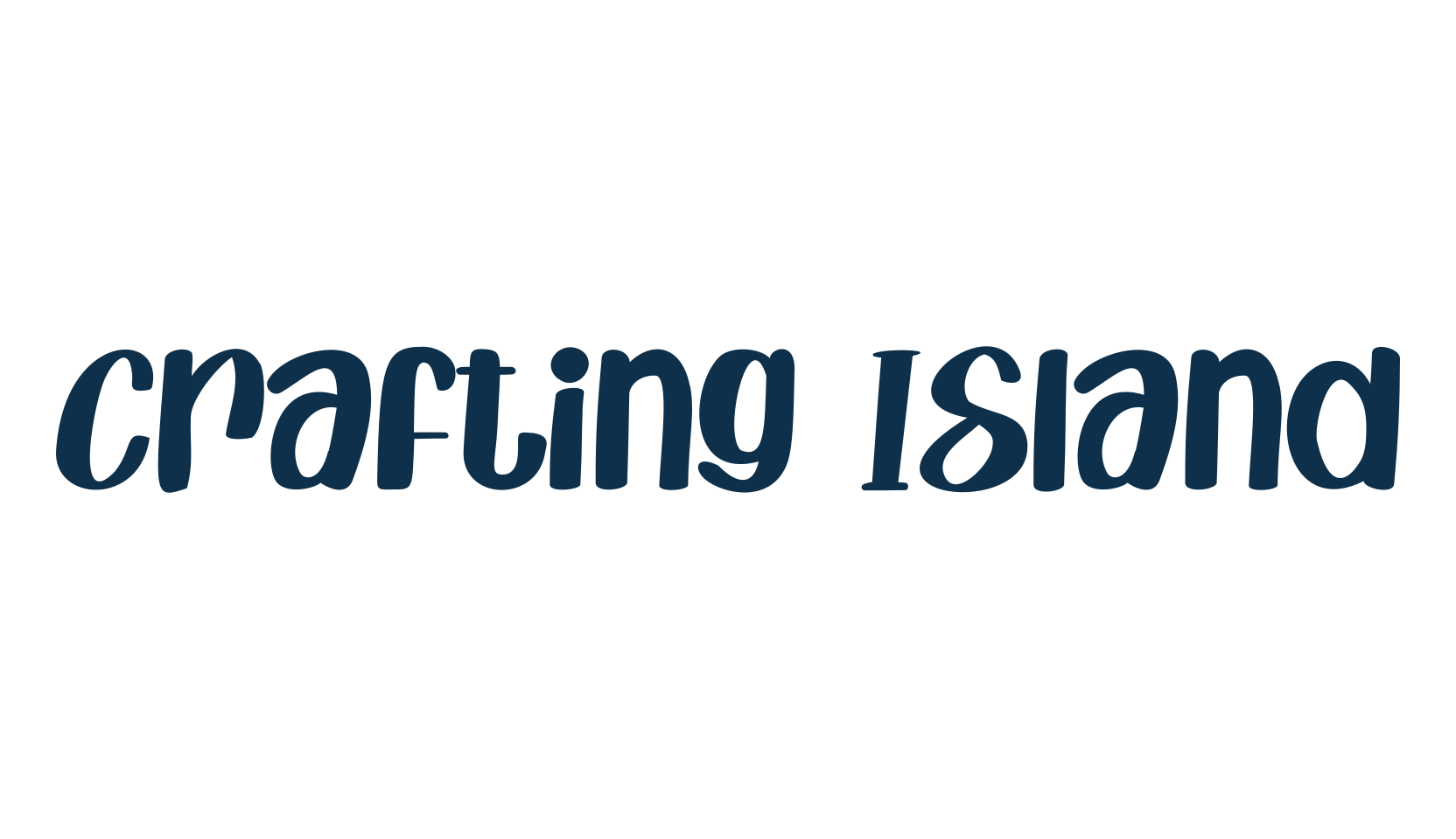 Crafting Island, various font preview