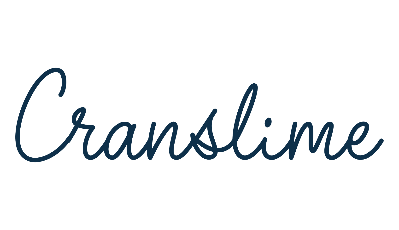 Cranslime, script handwritten fancy decorative calligraphy font preview