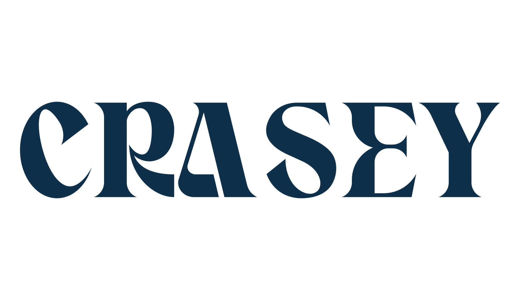Crasey, various font preview