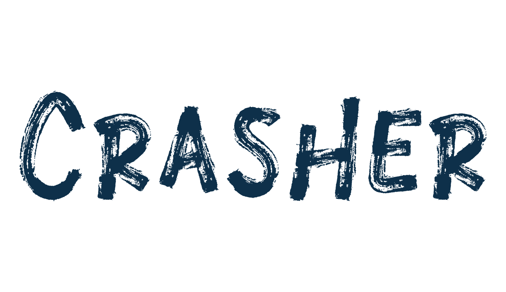 Crasher, script brush fancy decorative calligraphy font preview