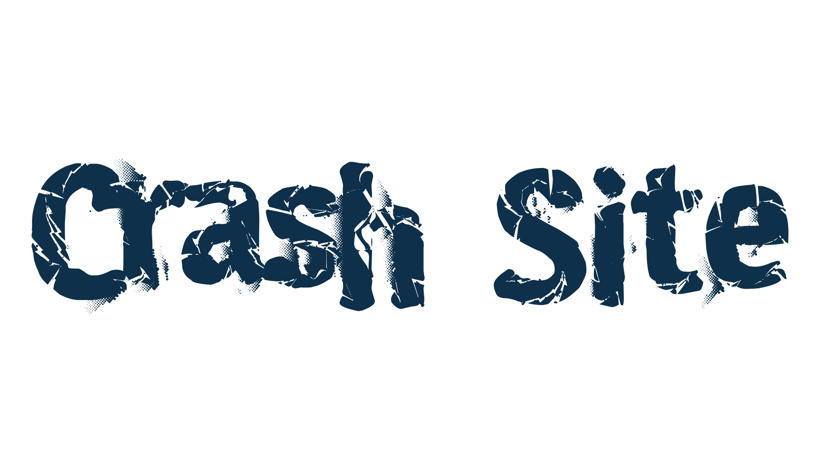 Crash Site, destroy font preview