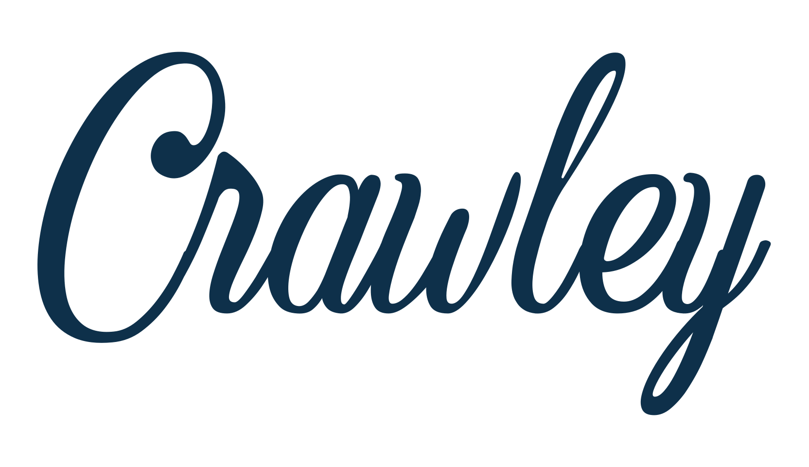 Crawley, various font preview