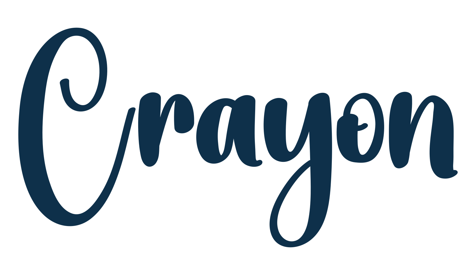 Crayon (crayon-3), fancy various decorative script calligraphy font preview