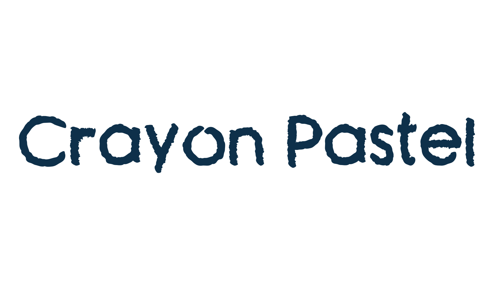 Crayon Pastel, fancy eroded decorative font preview