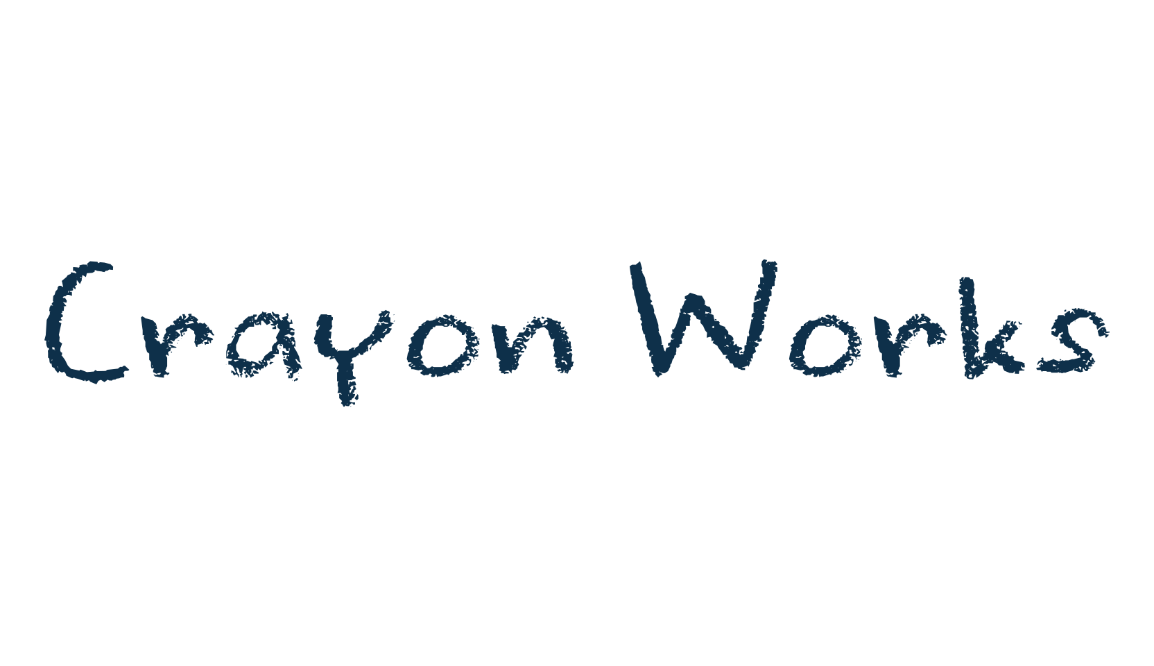 Crayon Works, script handwritten fancy decorative calligraphy font preview