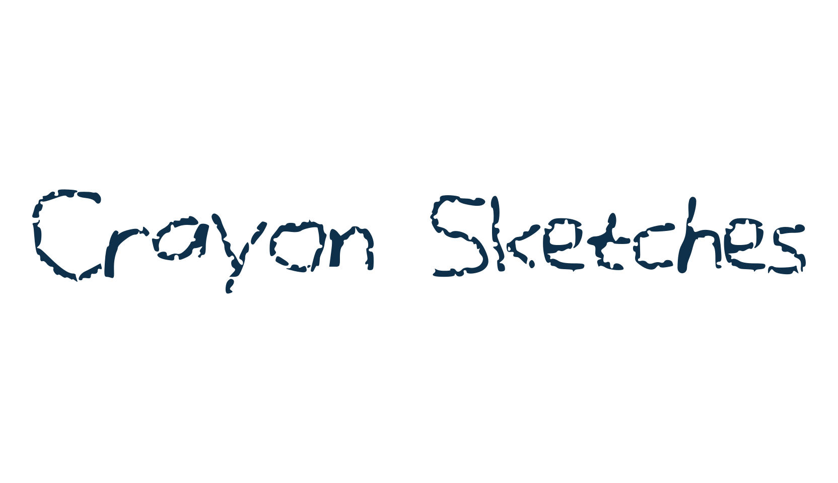 Crayon Sketches, script handwritten fancy decorative calligraphy font preview