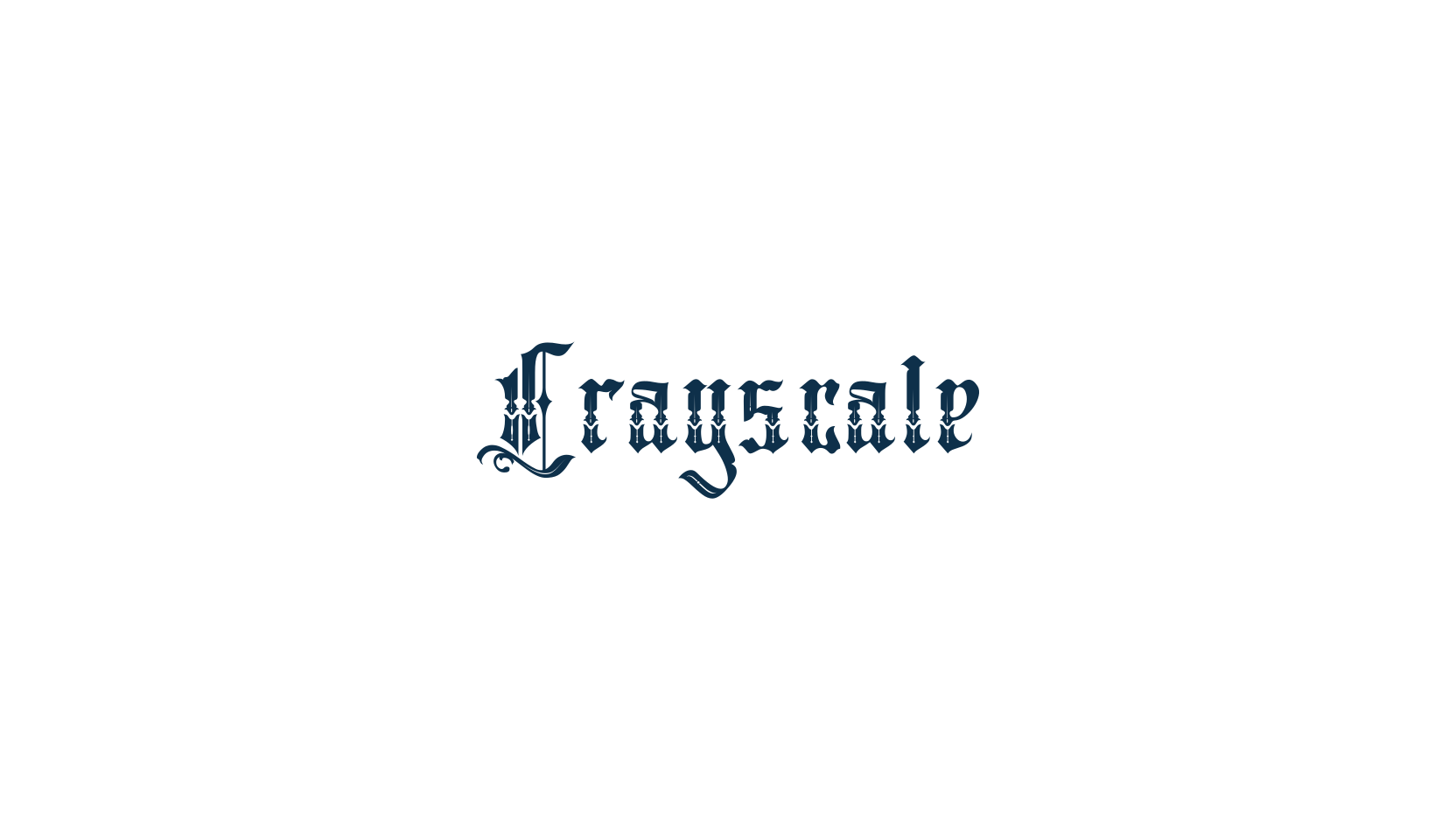 Crayscale, gothic medieval font preview