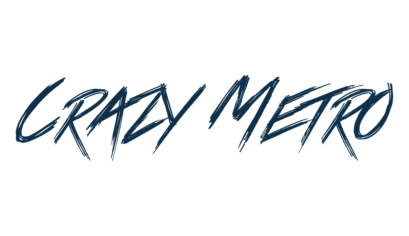 Crazy Metro, script trash fancy decorative calligraphy font preview