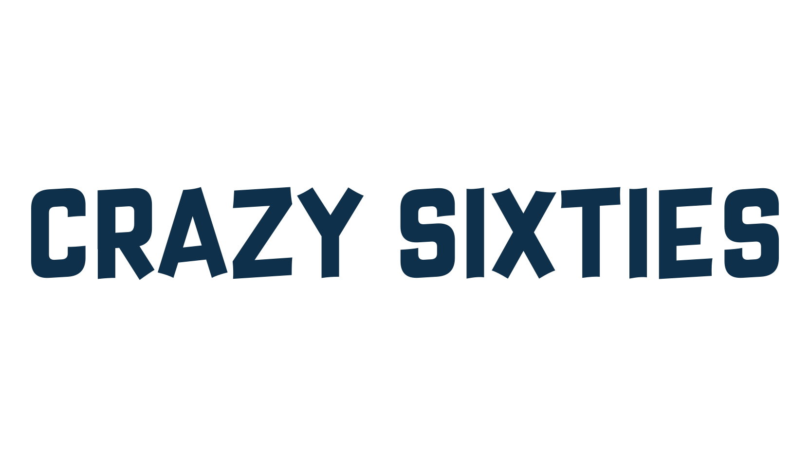 Crazy Sixties, cartoon font preview